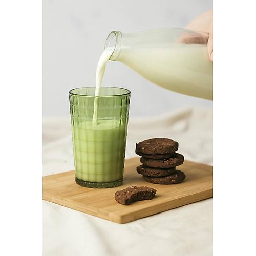 Allegra Koyu Ye�il Akrilik Bardak | 400 ml Su, Me�rubat, Sunum ve Kahve Yan� ��in | Cam De�ildir | K�r�lmaya Dayan�kl� Tekli