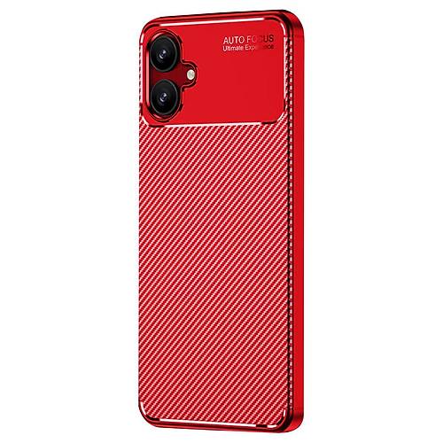 Galaxy A06 K�l�f Auto Focus Karbon Kapak - K�rm�z�