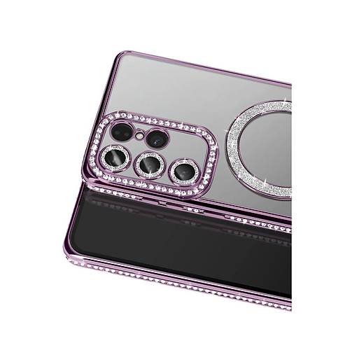 Galaxy S26 Ultra Joke Simli Magneticsafe K�l�f - Derin Mor