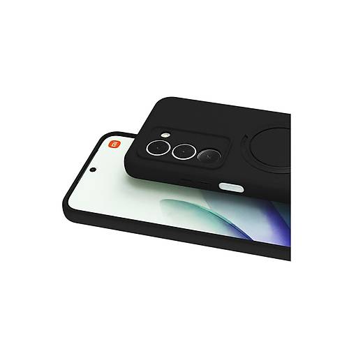 Redmi 15 4G Regal Magsafe Standl� Kapak - Siyah