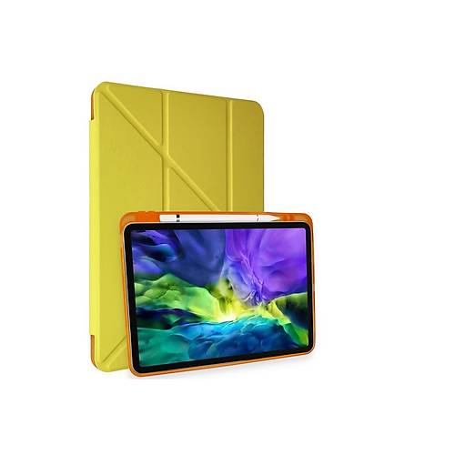 iPad Pro 11 (2018) K�l�f Kalemlikli Mars Tablet K�l�f� - A��k Sar�