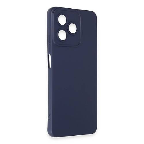 Realme C53 K�l�f Nano i�i Kadife Silikon - Lacivert