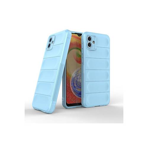 Galaxy A04 K�l�f Optimum Silikon - Sky Blue