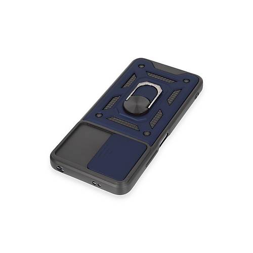Redmi Note 12 5G K�l�f Pars Lens Y�z�kl� Silikon - Lacivert