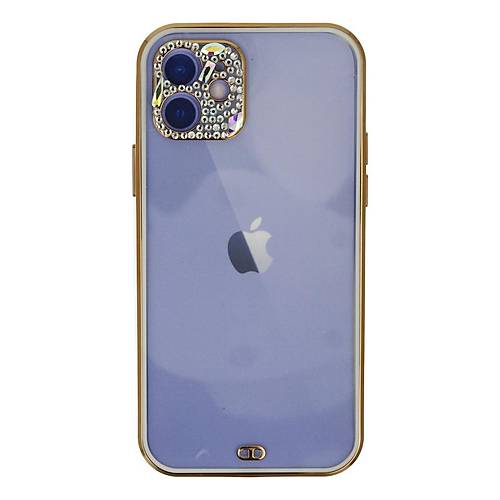 iPhone 12 K�l�f Liva Ta�l� Silikon - Beyaz