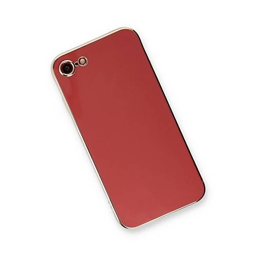 iPhone 7 K�l�f Volet Silikon - K�rm�z�
