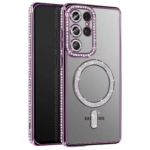 Galaxy S26 Ultra Joke Simli Magneticsafe K�l�f - Derin Mor