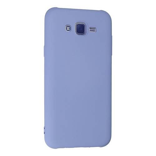 Galaxy J7 K�l�f Nano i�i Kadife Silikon - Lila