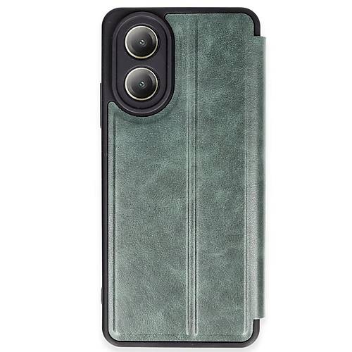 A38 K�l�f Flip Cover - Koyu Ye�il