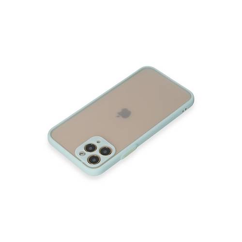 iPhone 11 Pro K�l�f Montreal Silikon Kapak - Turkuaz