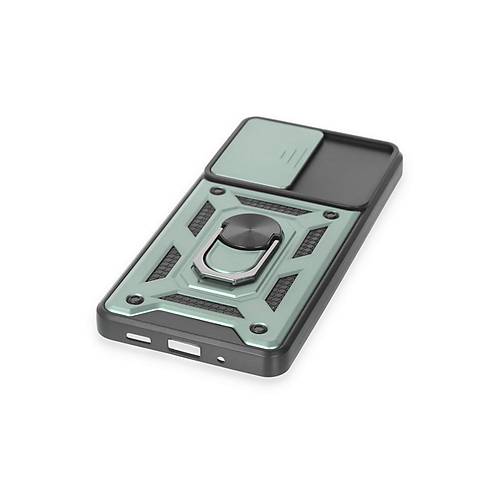 Galaxy S20 FE K�l�f Pars Lens Y�z�kl� Silikon - Ye�il