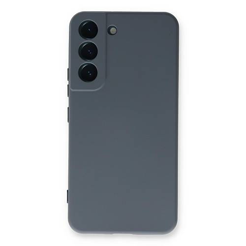 Galaxy S22 Plus K�l�f Nano i�i Kadife Silikon - Gri