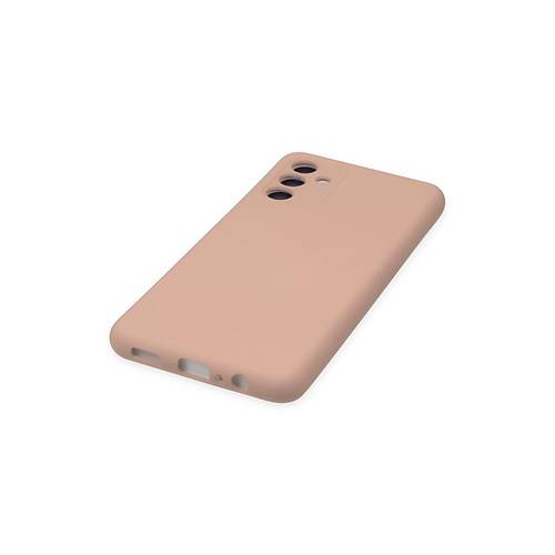 Galaxy A04S K�l�f Nano i�i Kadife Silikon - Pudra