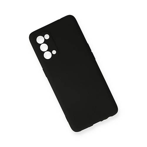 Reno 5 Pro K�l�f First Silikon - Siyah