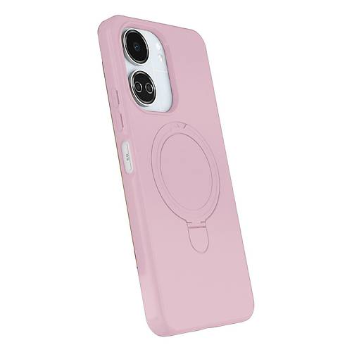 Redmi 13C Regal Magsafe Standl� Kapak - A��k Pembe