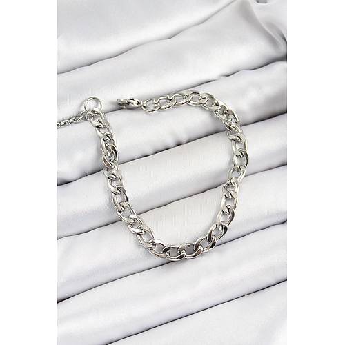 316L �elik G�m�� Renk Kal�n Zincir Erkek Bileklik