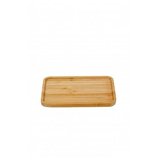 Dikd�rtgen Bambu Sunumluk 14x24 cm