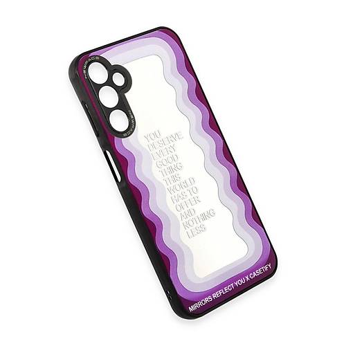 Galaxy A14 4G K�l�f Mirror Desenli Kapak - Mirror - 5