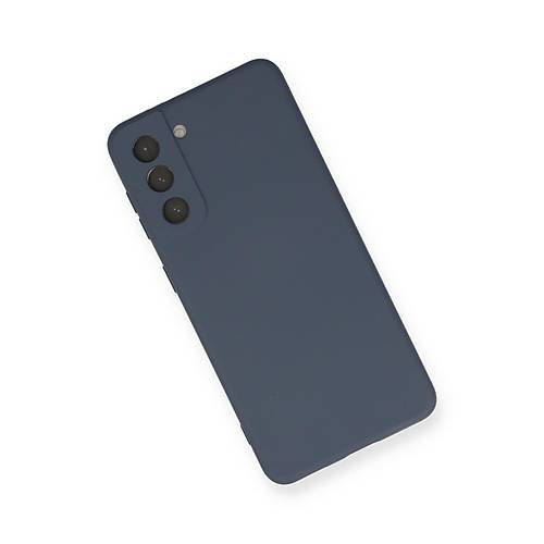 Galaxy S21 K�l�f Nano i�i Kadife Silikon - Gri