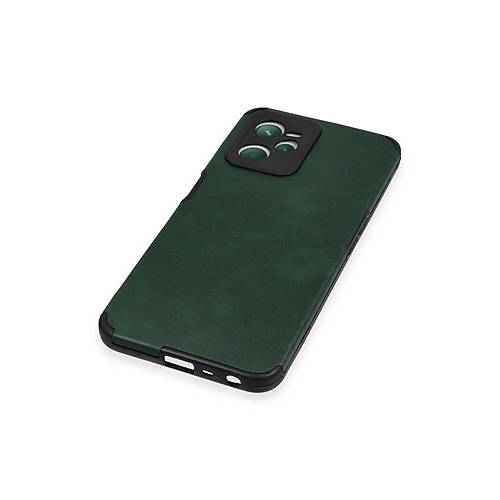 Realme C35 K�l�f Loop Deri Silikon - Ye�il