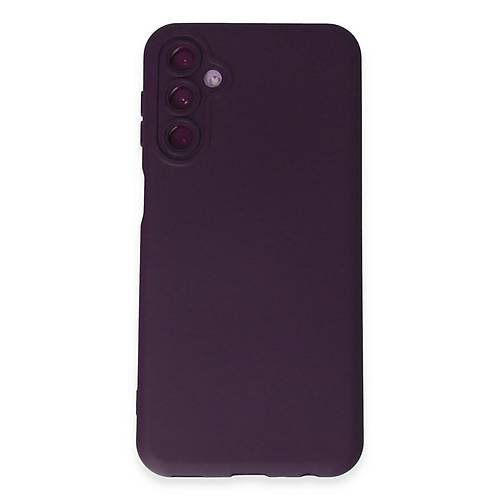Galaxy M34 5G K�l�f Nano i�i Kadife Silikon - Mor