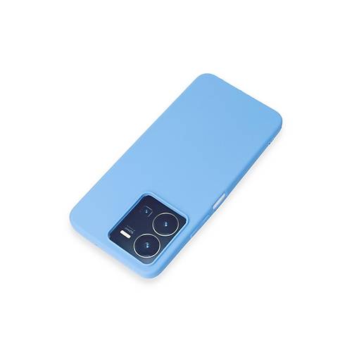 Y35 K�l�f First Silikon - Mavi
