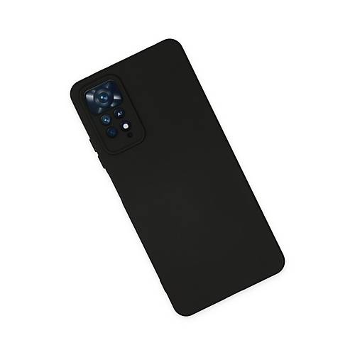 Redmi Note 11 Pro K�l�f Nano i�i Kadife Silikon - Siyah