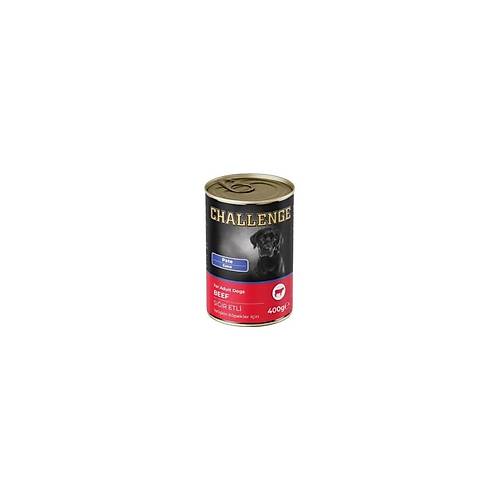 Challenge Pate S���r Etli Yeti�kin Konserve K�pek Mamas� 1 Adet 400 gr
