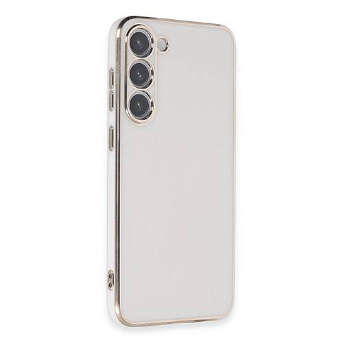 Galaxy S23 K�l�f Volet Silikon - Beyaz