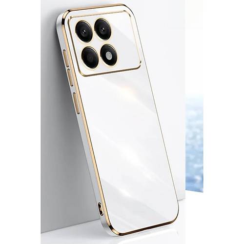 Poco X6 Pro K�l�f Volet Silikon - Beyaz