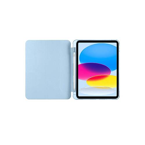 iPad 2022 10.9 (10.nesil) K�l�f Kalemlikli Mars Tablet K�l�f� - Mavi