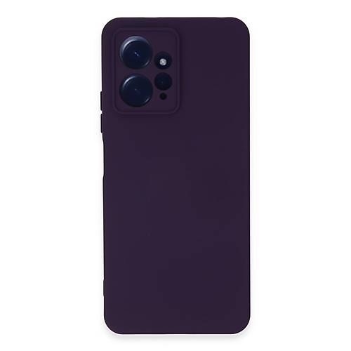 Redmi Note 12 4G K�l�f Nano i�i Kadife Silikon - Mor