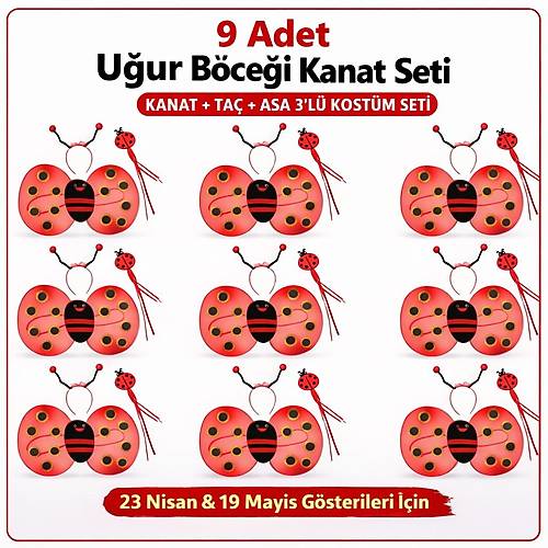 9�lu U�ur B�ce�i Ate� B�ce�i Kost�m Seti � Kanat Ta� Asa