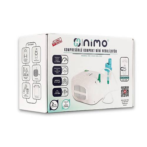 Kompres�rl� Kompakt Mini Nebulizat�r
