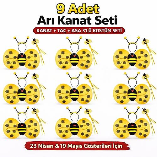 9�lu Ar� Kost�m Seti � Kanat Ta� Asa