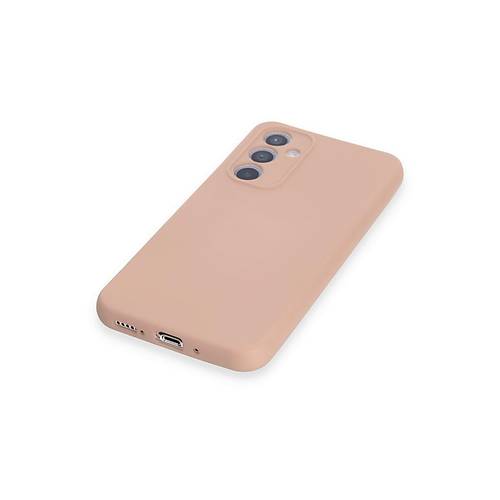 Galaxy A54 5G K�l�f Nano i�i Kadife Silikon - Pudra