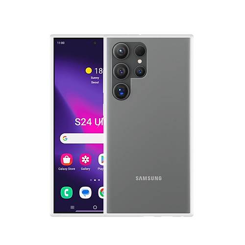 Galaxy S24 Ultra K�l�f L�x �effaf Silikon