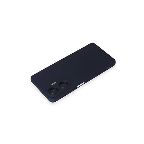Realme C55 K�l�f Nano i�i Kadife Silikon - Lacivert