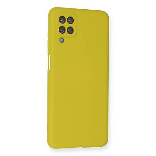 Galaxy A12 K�l�f Nano i�i Kadife Silikon - Sar�