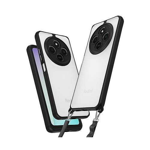 Redmi 14C K�l�f Penta Silikon K�l�f - Siyah