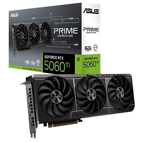ASUS GEFORCE PRIME-RTX5060TI-16G 16GB GDDR7 128BIT 1XHDMI 3XDP EKRAN KARTI