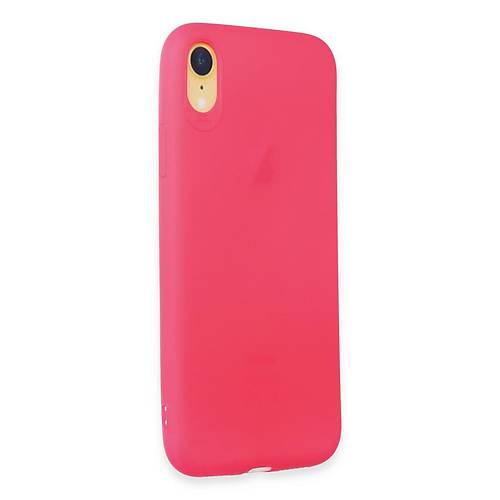 iPhone XR K�l�f First Silikon - Pembe