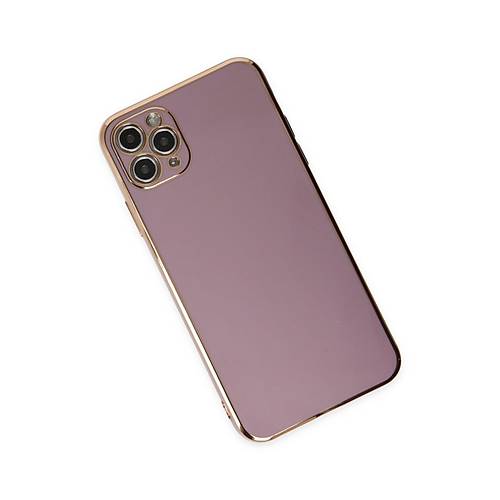 iPhone 11 Pro Max K�l�f Volet Silikon - Mor