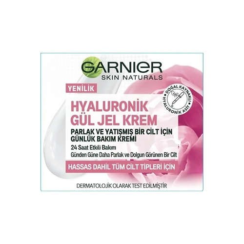 Y�z Bakim Kremi & Hyaluronik, G�l �z�, Parlak, Yat��m�� Bir Cilt ��in G�nd�z Kremi 50ML