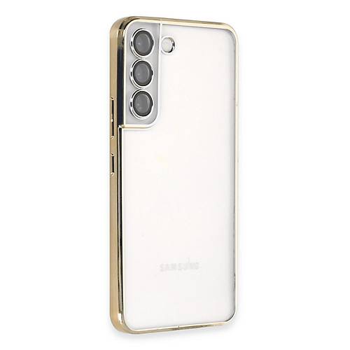 Galaxy S22 K�l�f Razer Lensli Silikon - Gold