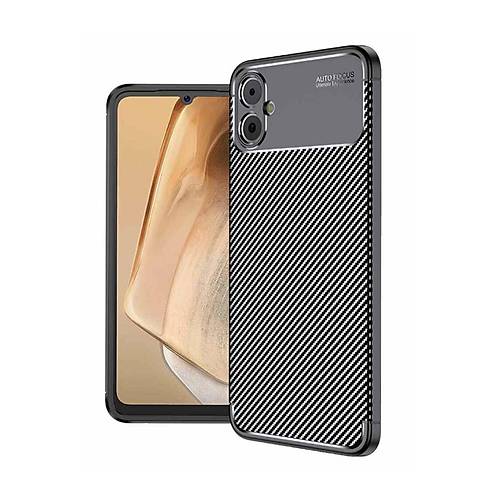 Galaxy A05 K�l�f Auto Focus Karbon Kapak - Siyah