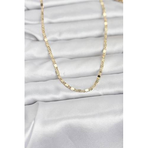 CM 14K Gold Renk Ezme Zincir 60 cm Kad�n Kolye
