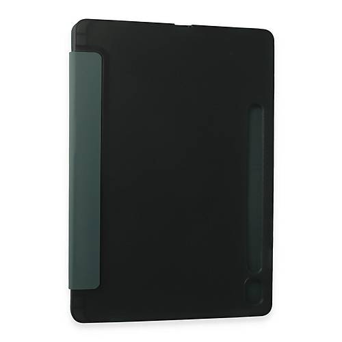 Galaxy T870 Tab S7 11 K�l�f Kalemlikli Mars Tablet K�l�f� - Koyu Ye�il