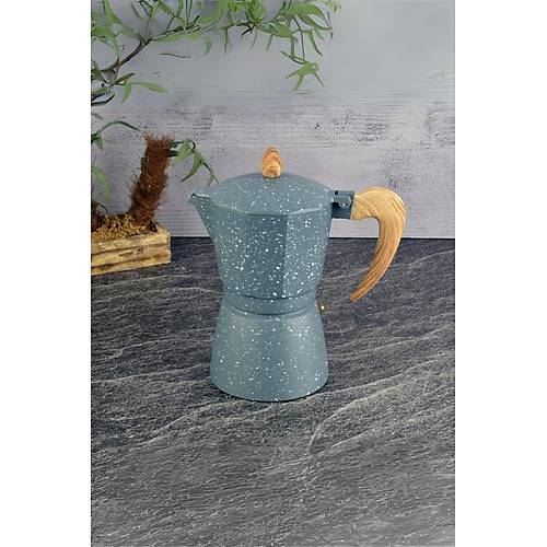 Moka Cezve 6 Fincanl�k 300 ml Gri