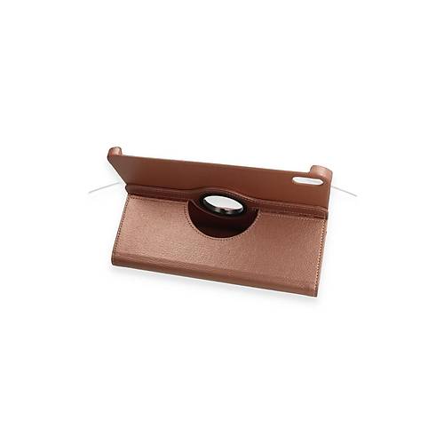 iPad 2022 10.9 (10.nesil) K�l�f 360 Tablet Deri K�l�f - Rose Gold